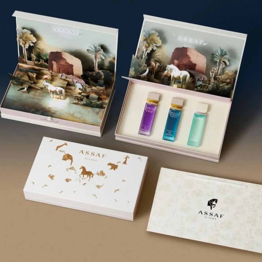 مجموعة عطور عساف - 3 عطور 300 مل